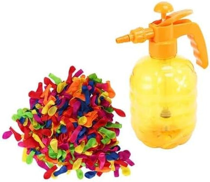 Bomba de Agua Portátil con Globos Inflables 28 x 13 cm – Lanzador de Agua Multifuncional para Juegos, Playa, Alberca y Verano