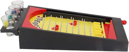 Juego de mesa de Pinball 38x19 cm para Beber con Vasos de Chupito para Fiestas y Bar