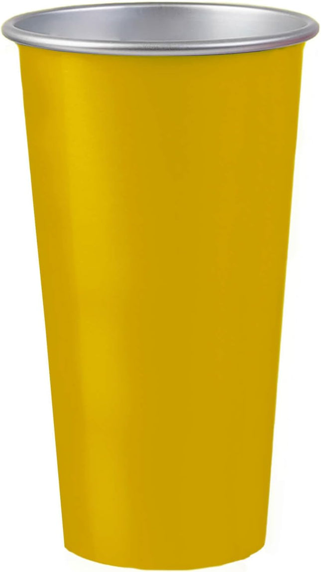 Vaso Mágico de Aluminio 650 ml con Cambio de Color al Frío | Efecto Térmico Reutilizable | Ideal para Fiestas, Regalos