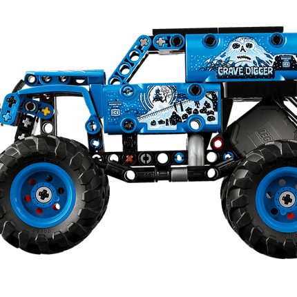 Bloques Monster Jam Grave Digger Fuego y Hielo de 263 piezas