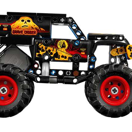 Bloques Monster Jam Grave Digger Fuego y Hielo de 263 piezas
