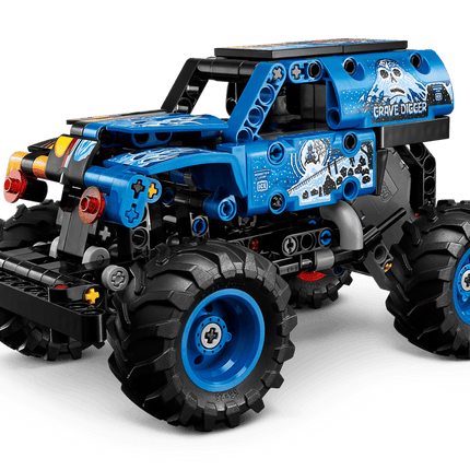 Bloques Monster Jam Grave Digger Fuego y Hielo de 263 piezas