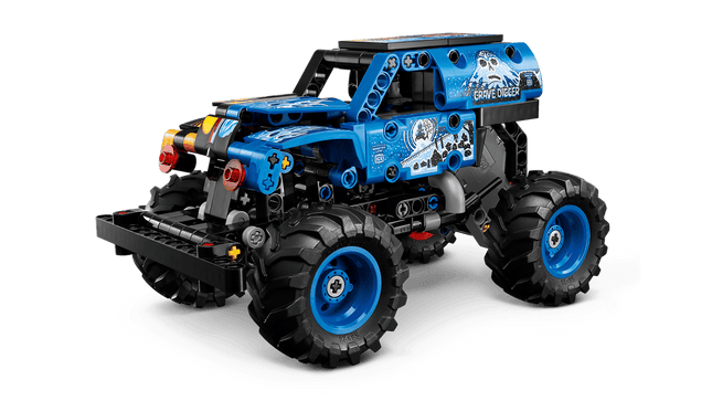 Bloques Monster Jam Grave Digger Fuego y Hielo de 263 piezas
