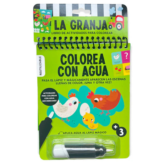 COLOREA CON AGUA LA GRANJA