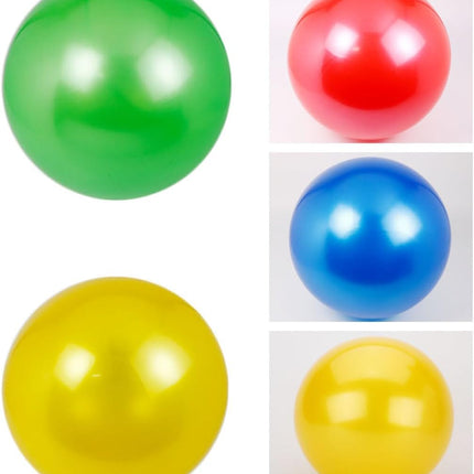 12 Pelotas de Plástico lisa NO. 8 | Balón Ligero para Juegos, Escuela, Playa y Exterior | Colores Surtidos