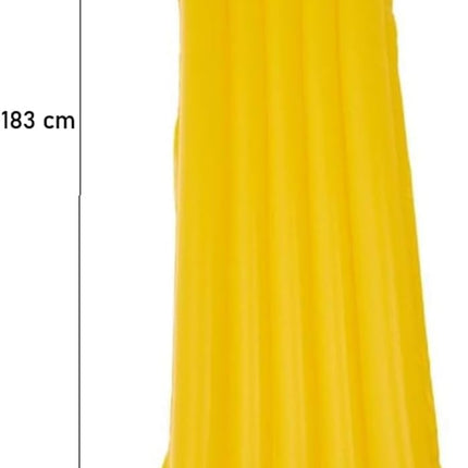 Colchoneta de Verano Inflable Transparente – 183 x 69 cm, Ideal para Playa, Piscina y Camping, Durable y Fácil de Transportar