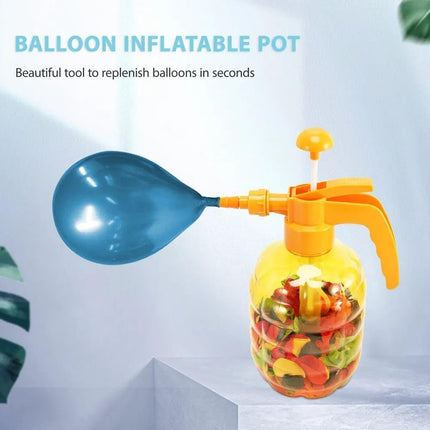 Bomba de Agua Portátil con Globos Inflables 28 x 13 cm – Lanzador de Agua Multifuncional para Juegos, Playa, Alberca y Verano