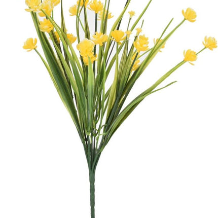 Ramos de Flores de Imitación Amarilla Brillantes Artificiales  para Bodas, Fiesta, Hogar, Jardín, Decoración