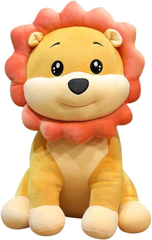 Peluche LEÓN 25 CM para Fiestas, Bolos, Regalos Sorpresa, Cumpleaños y fiestas infantiles