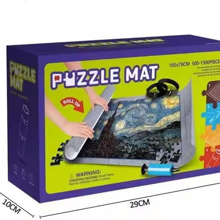 Tapete para Rompecabezas 105x70 cm– Alfombra Didáctica para Niños, Juego de Aprendizaje y Diversión Segura