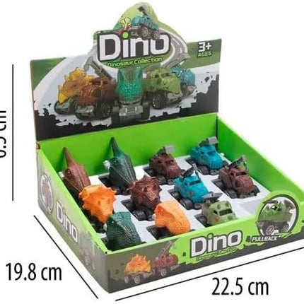 12 Carros fricción de dinosaurio - Storyland SH23025133