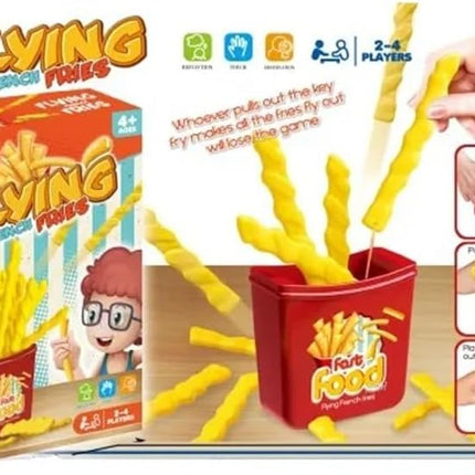 Lanza Papas Fritas – Juego de Mesa Infantil de 19 Piezas, Perfecto para Fiestas y Juegos en Casa
