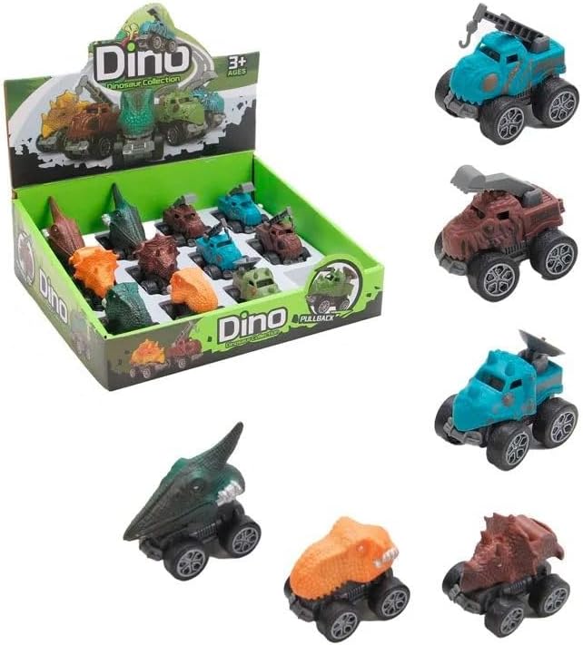 12 Carros fricción de dinosaurio - Storyland SH23025133