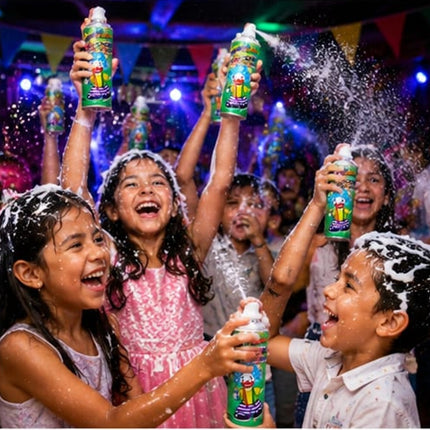 Espuma para Niños Caja con 24 pzas, Divertido y Seguro para Fiestas