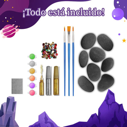 JUEGO COLOREAR 20X20CM PINTAR GALAXIAS