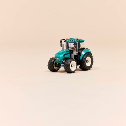 Tractor Armable de Bloques 204 piezas , Juguete de Construcción 10 x 13 x 9 cm
