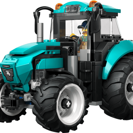 Tractor Armable de Bloques 204 piezas , Juguete de Construcción 10 x 13 x 9 cm