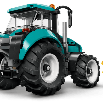 Tractor Armable de Bloques 204 piezas , Juguete de Construcción 10 x 13 x 9 cm