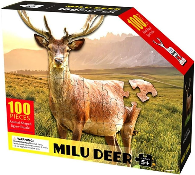 Rompecabezas Venado – 100 Piezas, Juego Educativo y Divertido para Niños, Puzzle de Animales de la Naturaleza 148656 Storyland
