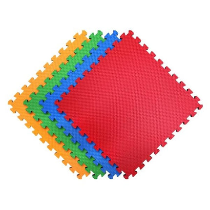 Set de 4 Tapete De Foamy EVA Interconectable 50 x 50 cm, Piso Acolchado Antiderrapante Para  Guardería, Gimnasio Y Área De Juegos