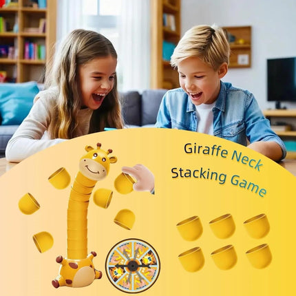 Juego de Mesa Apilar Jirafa – 15 Piezas de Diversión y Habilidad para Niños