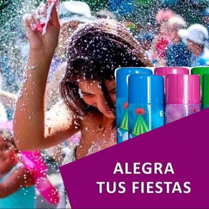 Espuma Foam Party para Niños Caja con 24 pzas, Divertido y Seguro para Fiestas