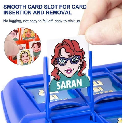 Juego de Mesa ¿Quién Es? – 59 Piezas de Diversión y Deducción para Niños y Adultos