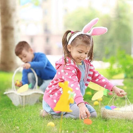 Bolsa de 50 Piezas de Huevo de Plastico Vacios Colores Surtidos, Huevos de Pascua, para Fiestas temáticas de Pascua, Caza de Huevos de Pascua