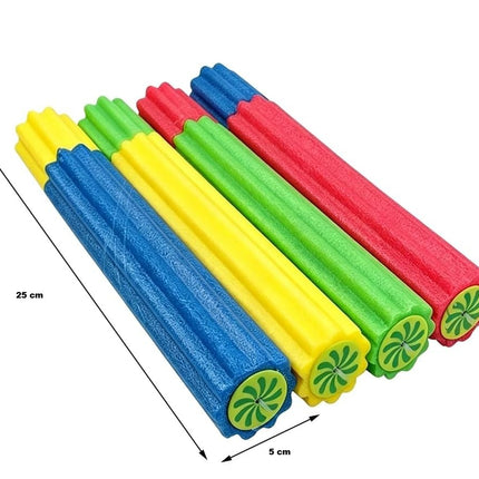 3 Pistola de Agua 25 x 5 cm para Niños y Adultos Colores Variables – Lanzador de Agua para Piscina, Playa y Juegos de Verano