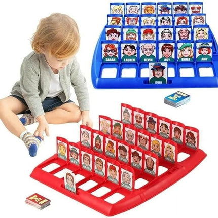 Juego de Mesa ¿Quién Es? – 59 Piezas de Diversión y Deducción para Niños y Adultos