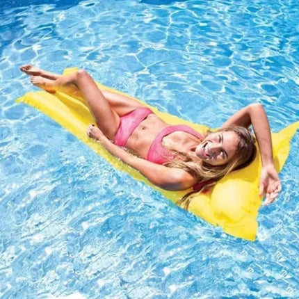 Colchoneta de Verano Inflable Transparente – 183 x 69 cm, Ideal para Playa, Piscina y Camping, Durable y Fácil de Transportar