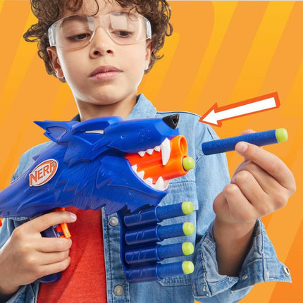 NERF Wild Wolfpack - Incluye 2 lanzadores con 20 Dardos