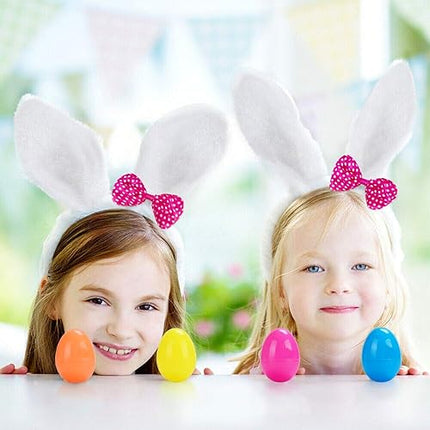 Bolsa de 50 Piezas de Huevo de Plastico Vacios Colores Surtidos, Huevos de Pascua, para Fiestas temáticas de Pascua, Caza de Huevos de Pascua