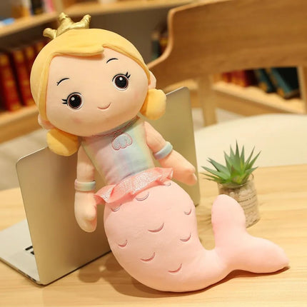 Peluche SIRENA PRINCESA ROSA 25 CM para Fiestas, Bolos, Regalos Sorpresa, Cumpleaños y fiestas infantiles