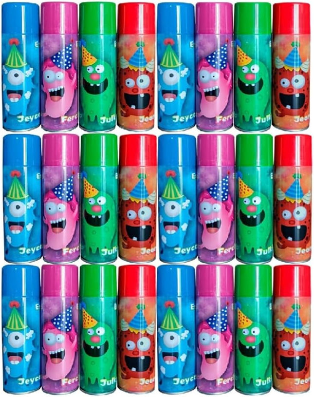 Espuma Foam Party para Niños Caja con 24 pzas, Divertido y Seguro para Fiestas