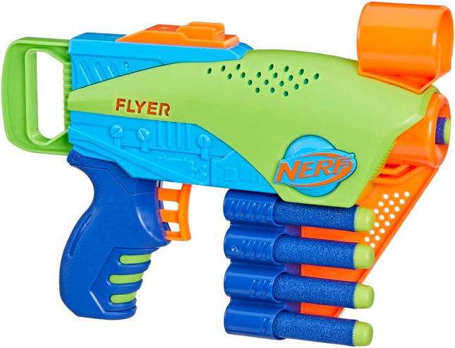 NERF Lanzador Elite Jr Flyer Easy 5 Dardos Elite