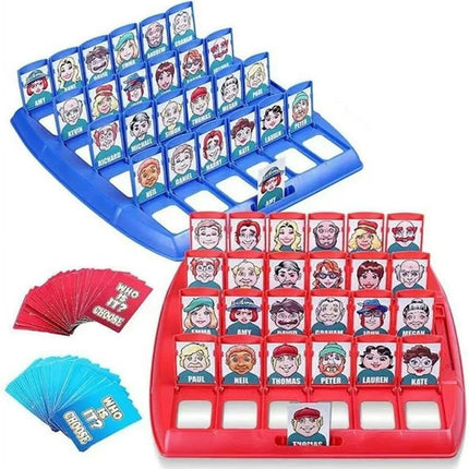 Juego de Mesa ¿Quién Es? – 59 Piezas de Diversión y Deducción para Niños y Adultos