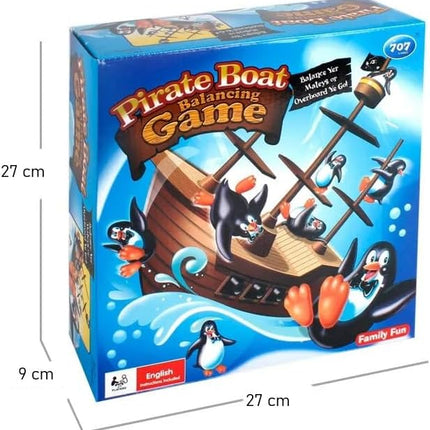 Juego de Mesa Equilibrio Pingüino Pirata – 59 Piezas de Risas y Retos para Niños