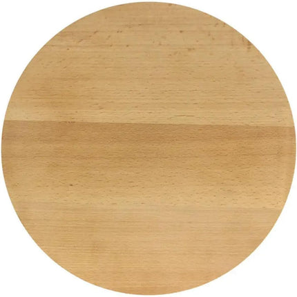 Charola de Madera de Bambú 25 cm Redonda con 2 Compartimentos, Bandeja para Botanas, Aperitivos y Sushi