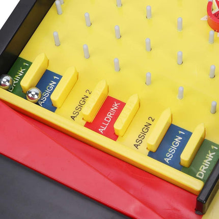 Juego de mesa de Pinball 38x19 cm para Beber con Vasos de Chupito para Fiestas y Bar