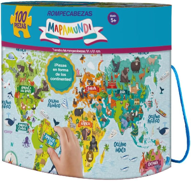 Rompecabezas Gigante Mapa Mundi  JCA-1923