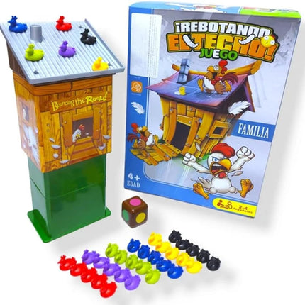 Juego de Mesa Rebotando el Techo – 39 Piezas de Diversión y Competencia Familiar