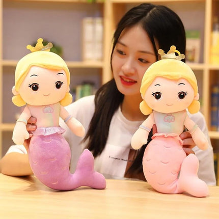 Peluche SIRENA PRINCESA ROSA 25 CM para Fiestas, Bolos, Regalos Sorpresa, Cumpleaños y fiestas infantiles