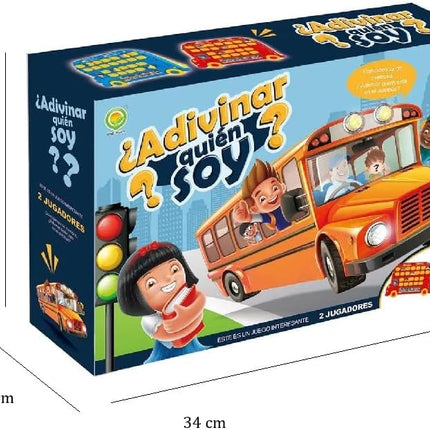 Juego de Mesa Adivina ¿Quién Soy? – 8 Piezas de Diversión y Lógica para Niños y Adultos