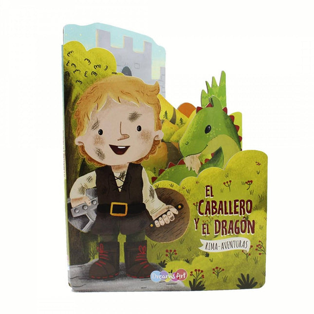Libro cuento Rima-Aventuras El caballero y el dragon 8pag 22x16cm
