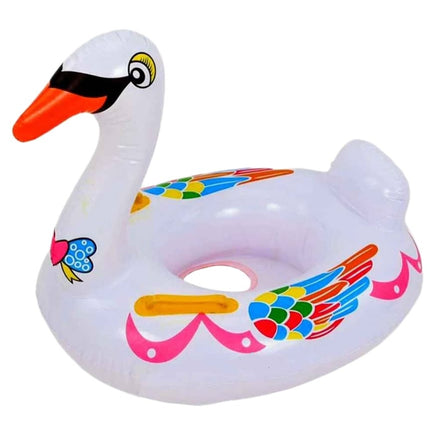 Salvavidas Inflable Cisne 69 cm para Niños – Flotador Infantil para Playa, Alberca y Verano, Diseño Divertido y Seguro