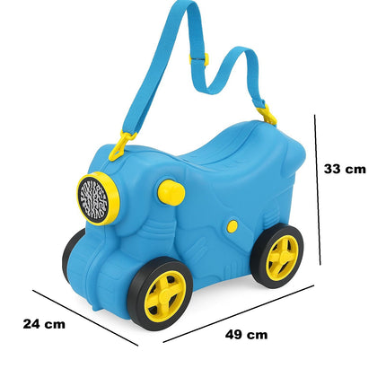 Maleta  Moto colores variables unisex para niños 49x33x24cm. 780262
