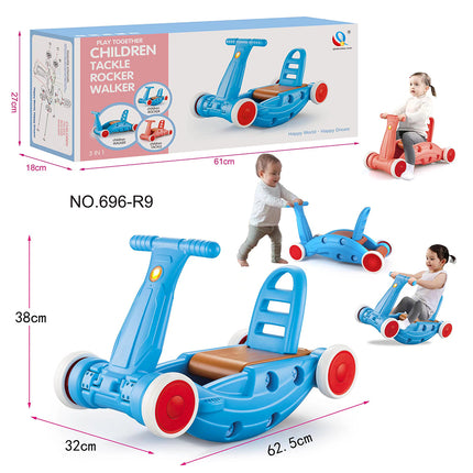 Andador mecedora y carrito 3 en 1 para bebé - 786969 storyland