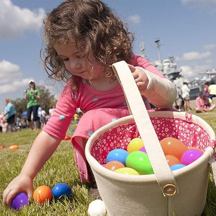 Bolsa de 50 Piezas de Huevo de Plastico Vacios Colores Surtidos, Huevos de Pascua, para Fiestas temáticas de Pascua, Caza de Huevos de Pascua