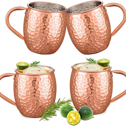 Juego de 4 tazas de acero inoxidable perfectas para vino, cerveza, bebida fría, bar, fiesta, regalos